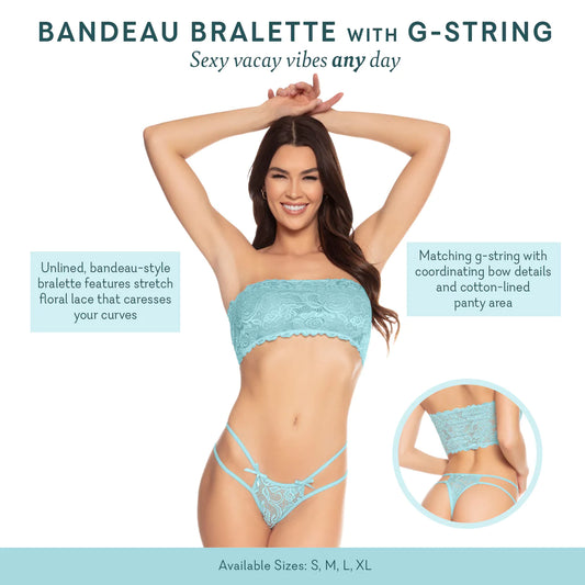 Bandeau Bralette with G-String